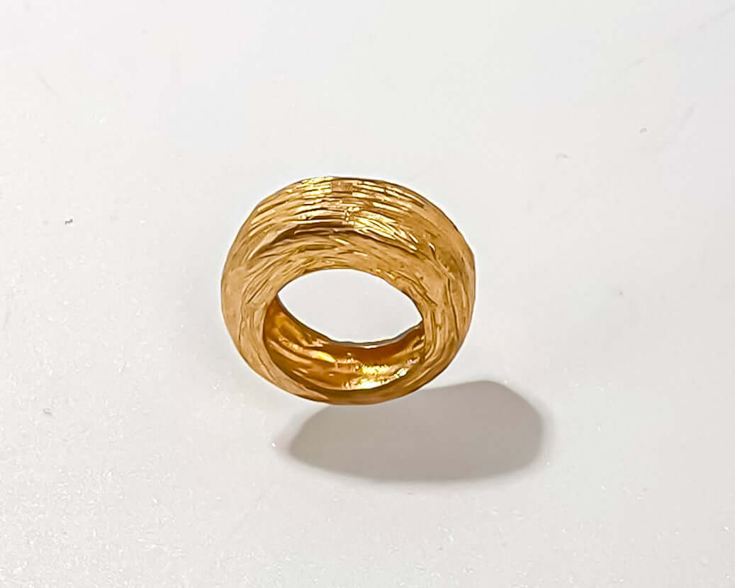 Bronze Dome Ring - Handcrafted Chunky Design