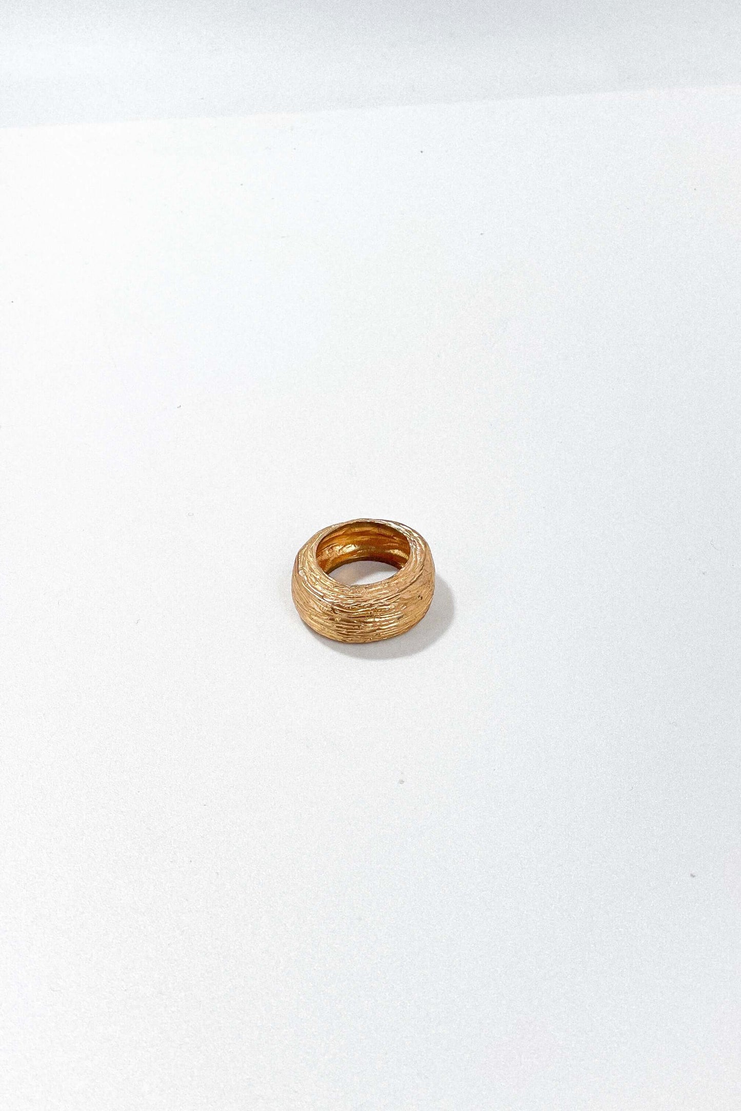 Bronze Dome Ring - Handcrafted Chunky Design